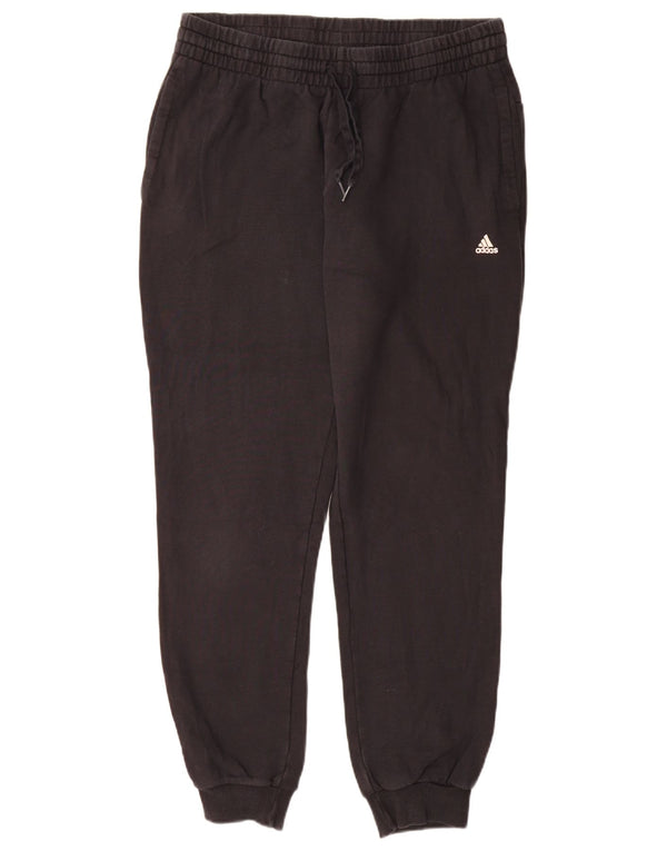Pantaloni da tuta con grafica Adidas da donna Joggers UK 16/18 Large Nero