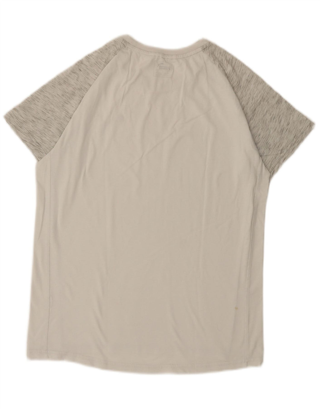 T-shirt Puma da uomo Top media bianca screziata