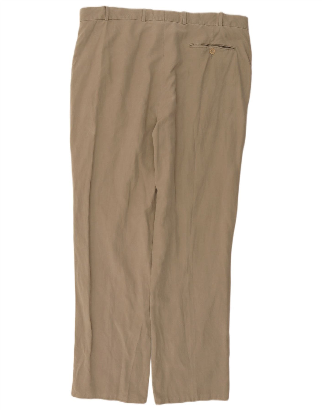 Pantaloni chino dritti da uomo JAEGER W36 L30 Lyocell kaki