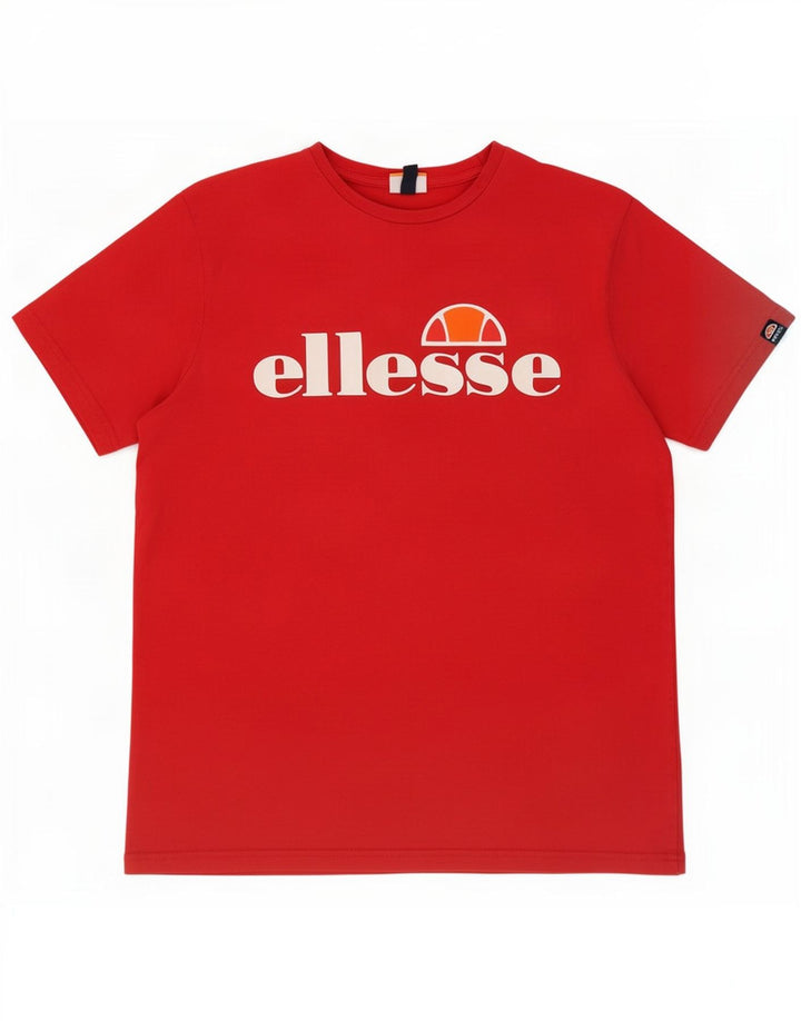 T-shirt grafica da uomo Ellesse grande rossa