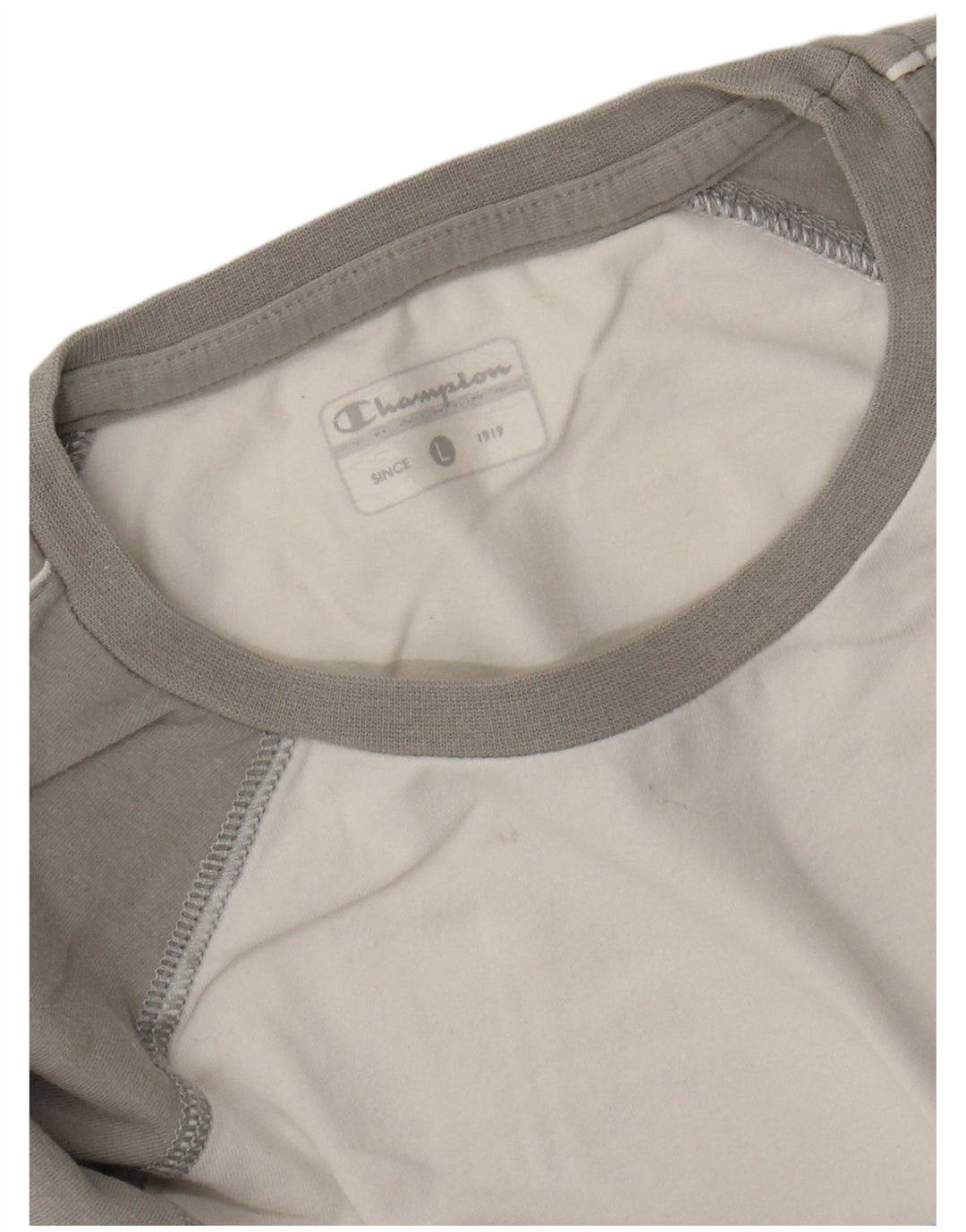 T-shirt da donna CHAMPION Top UK 14 Large White Colourblock