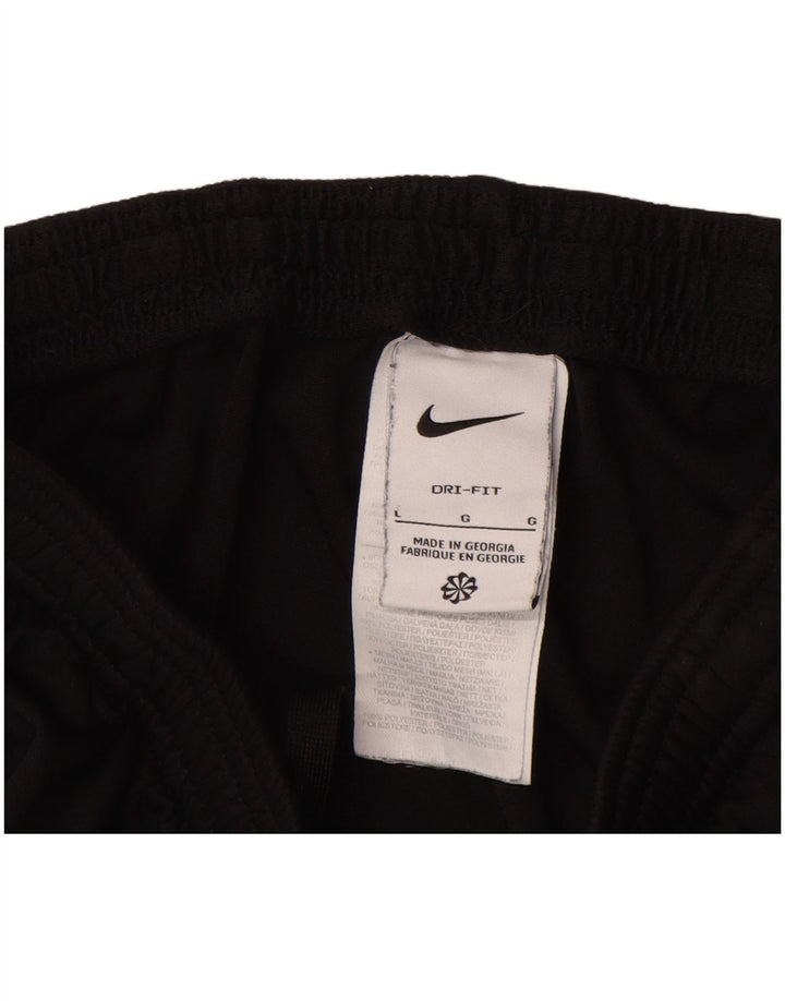 Pantaloni da tuta Nike da ragazzo Dri Fit 12-13 anni Large Nero Poliestere
