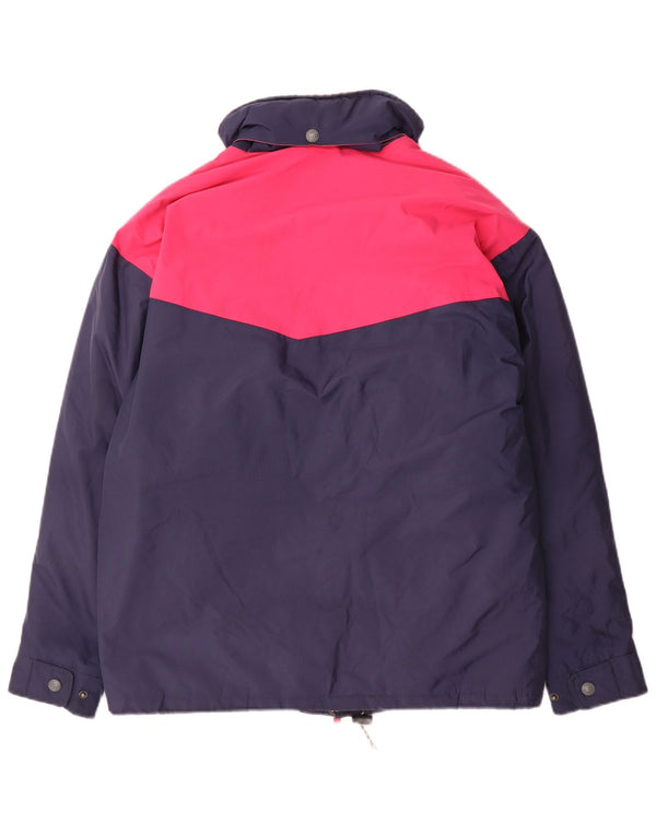 Giacca da sci con cappuccio da uomo Ciesse Piumini IT 48 Medium Blu Navy Colourblock