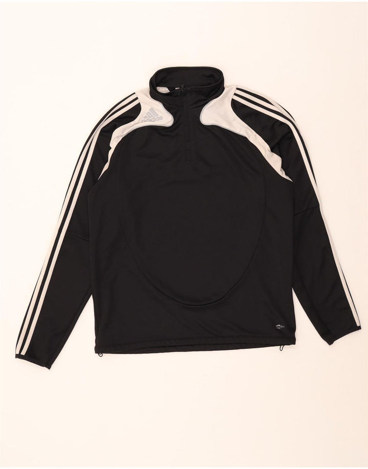 Top della tuta pullover Adidas Clima 365 da uomo UK 44/46 grande nero