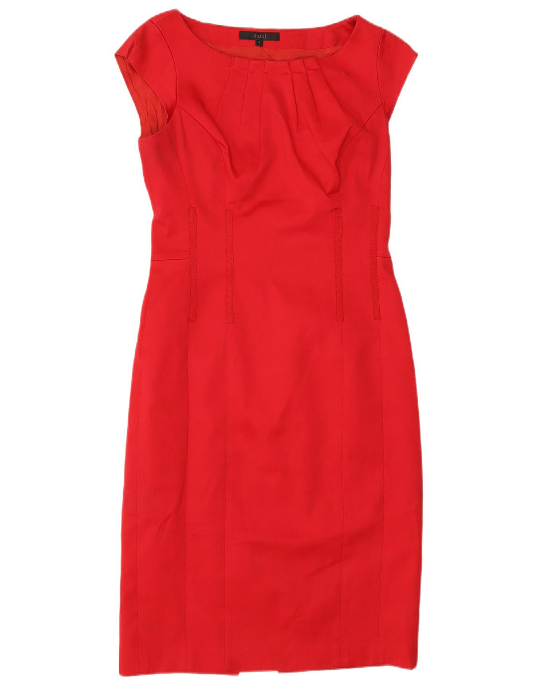 Abito tubino da donna COAST UK 10 piccolo cotone rosso