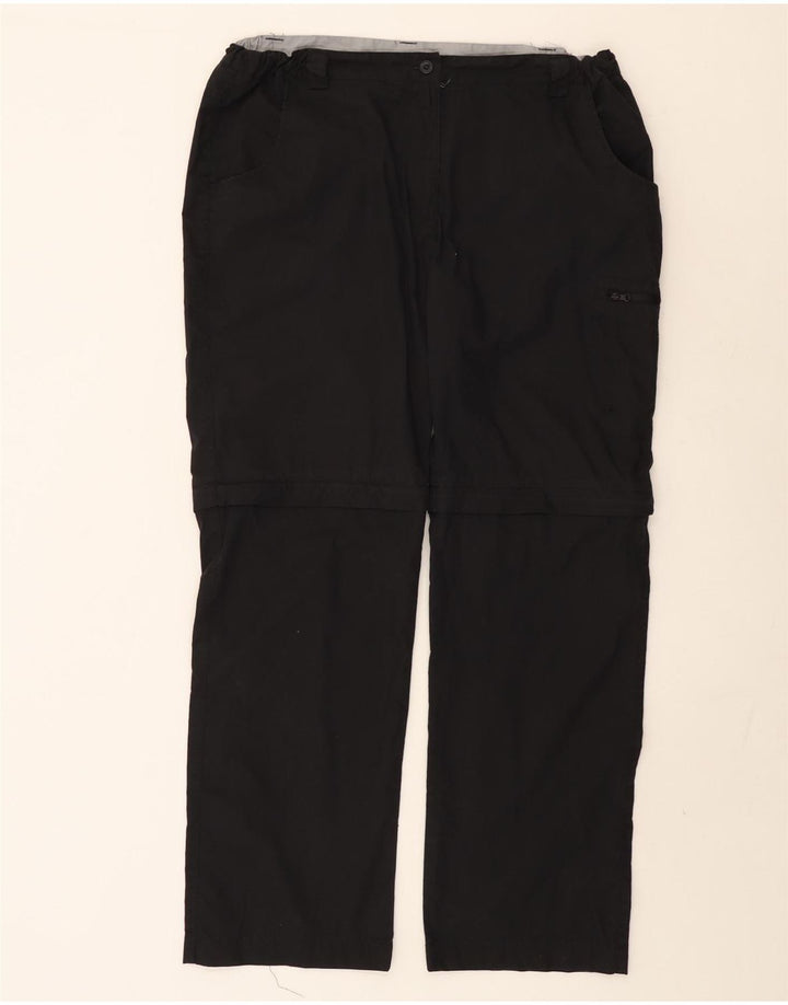 MOUNTAIN WAREHOUSE Pantaloni cargo da donna UK 16 Large W36 L30 Nero