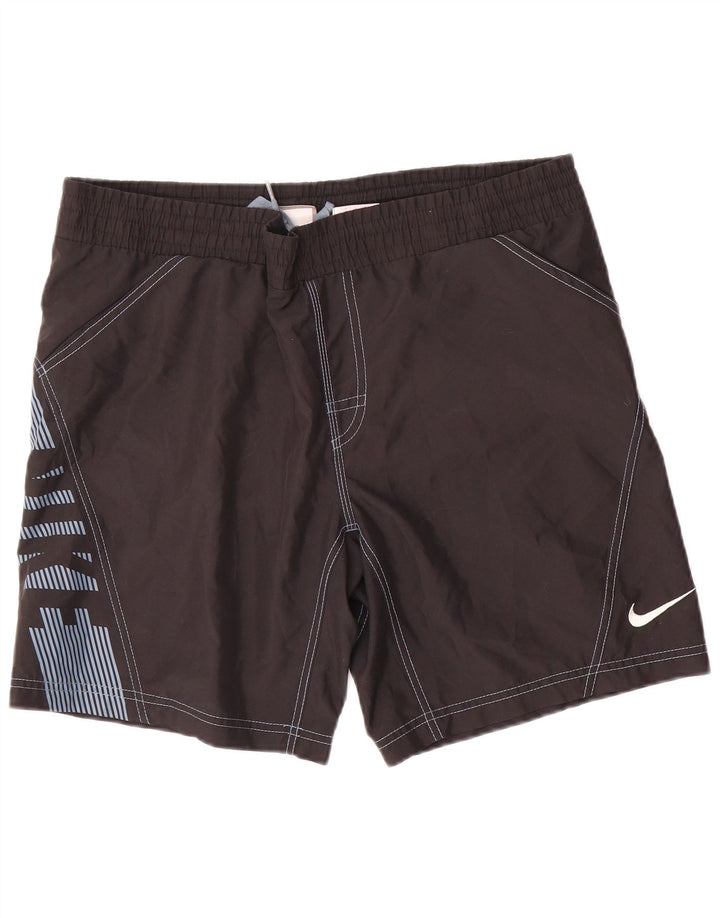Pantaloncini sportivi grafici da uomo NIKE medio nero in poliestere