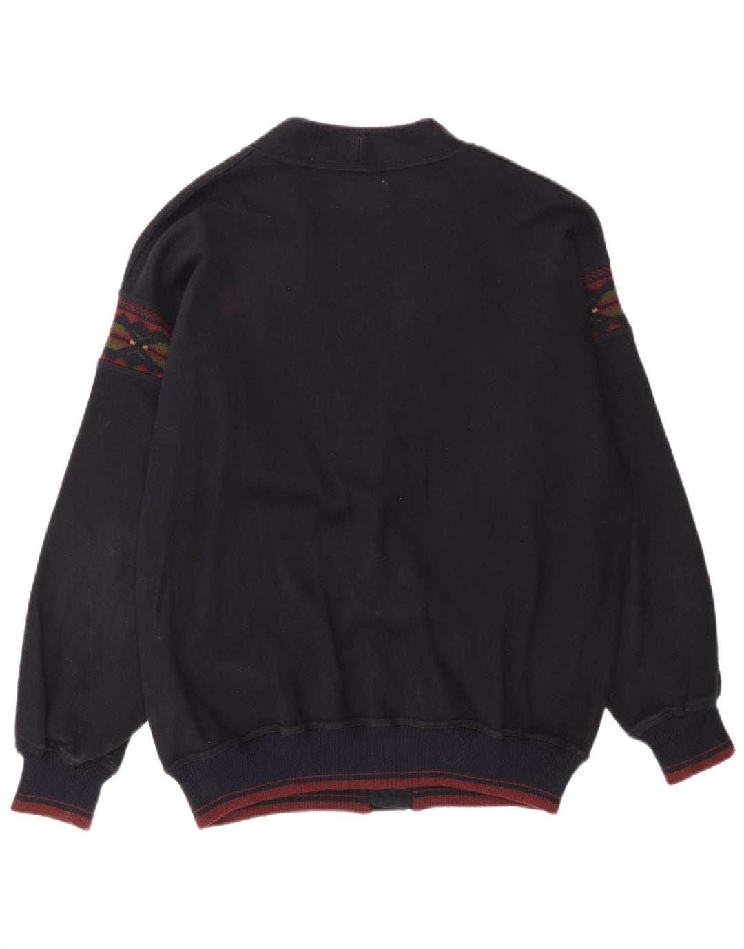 Maglione cardigan da uomo Central Park XL blu navy Fair Isle