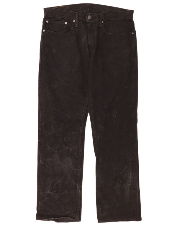 Levi's Uomo 559 Jeans dritti dalla vestibilità rilassata W34 L32 Cotone Nero