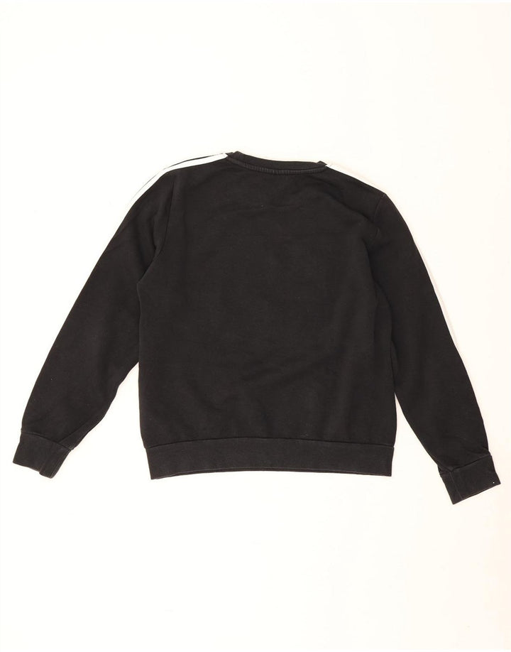 Felpa da donna Adidas Jumper UK 12/14 cotone nero medio