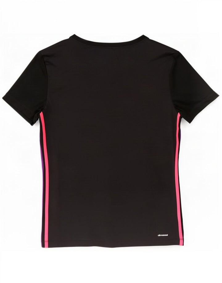 T-shirt Adidas Climacool da donna Top UK 12/14 poliestere nero medio