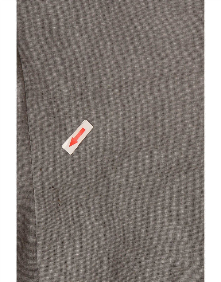 Giacca blazer da uomo a 2 bottoni Hugo Boss EU 46 piccola lana grigia