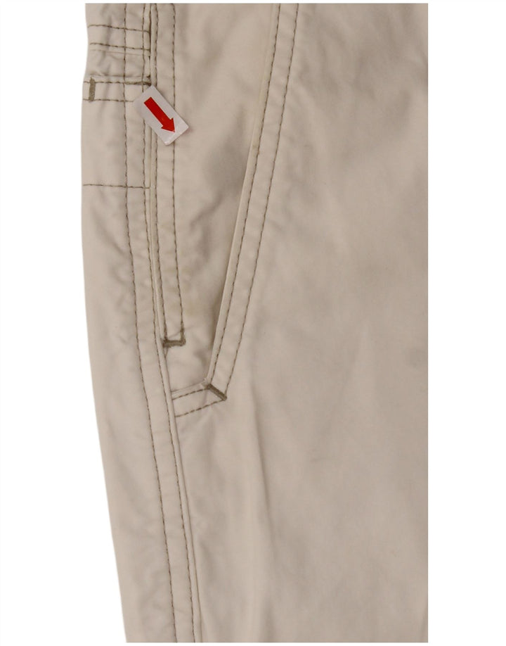 Pantaloni casual dritti da uomo MURPHY & NYE W33 L32 in cotone bianco sporco