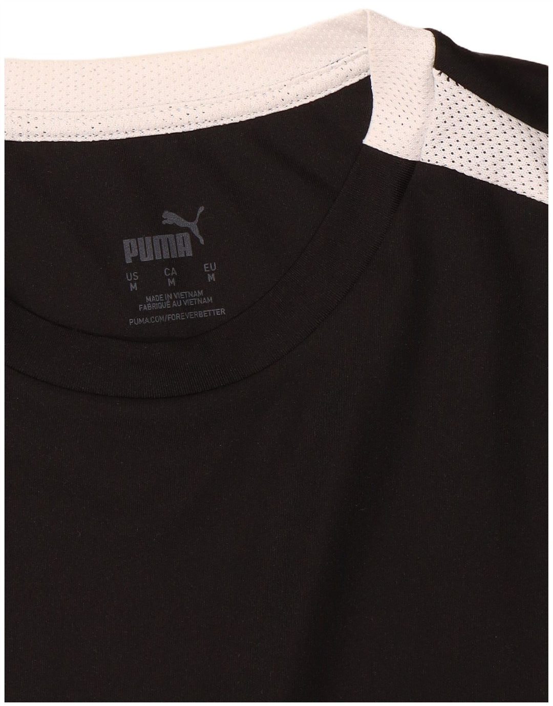 T-shirt Puma da uomo Top Medium Black Colourblock