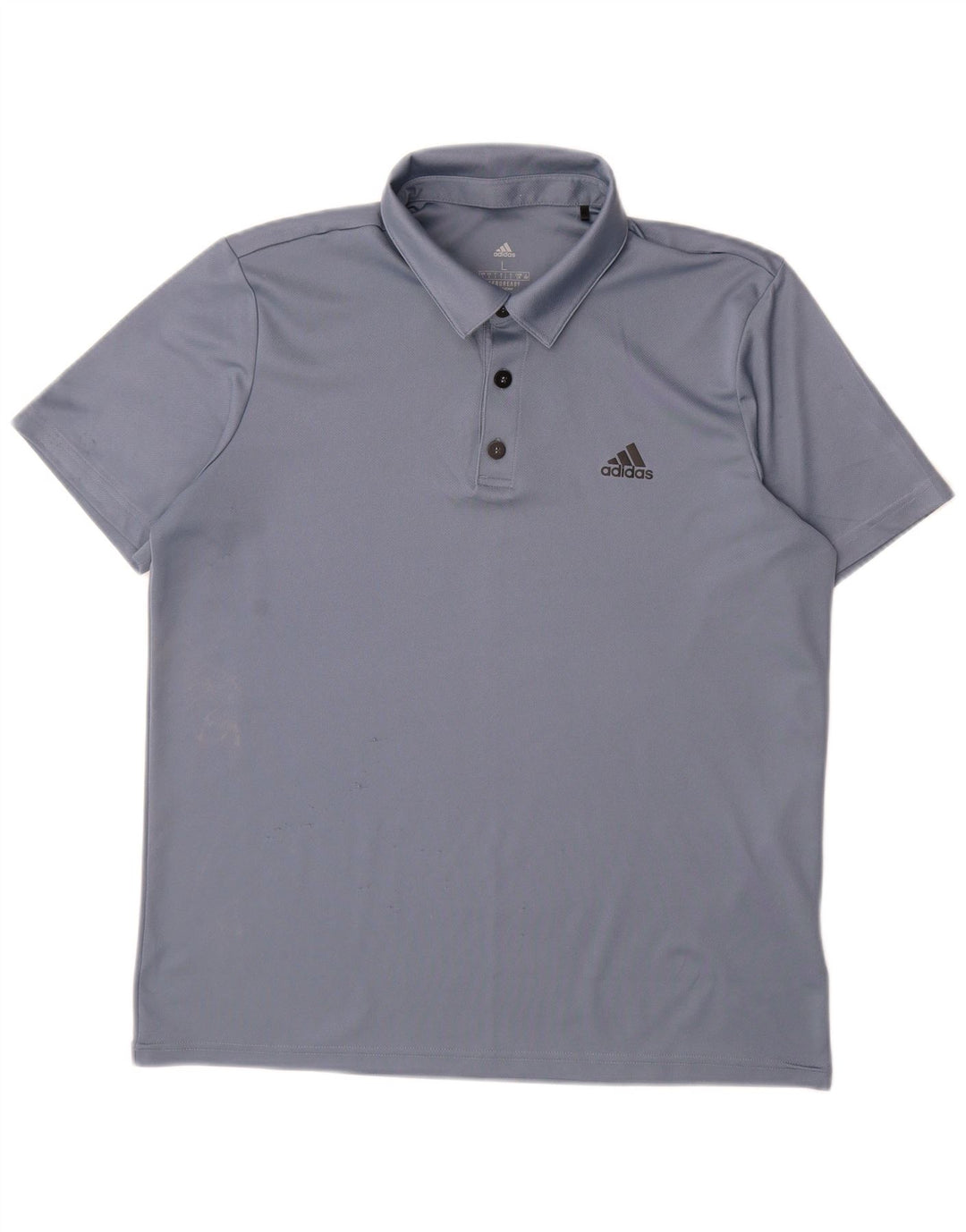 Polo Adidas Aeroready da uomo grande in poliestere blu