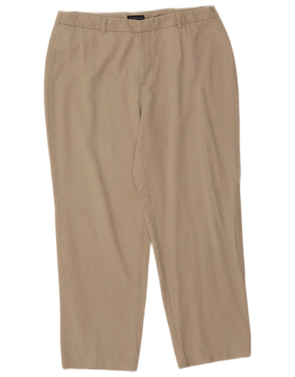 Pantaloni corti dritti Petite da donna Dockers US 14 XL W32 L26 Beige
