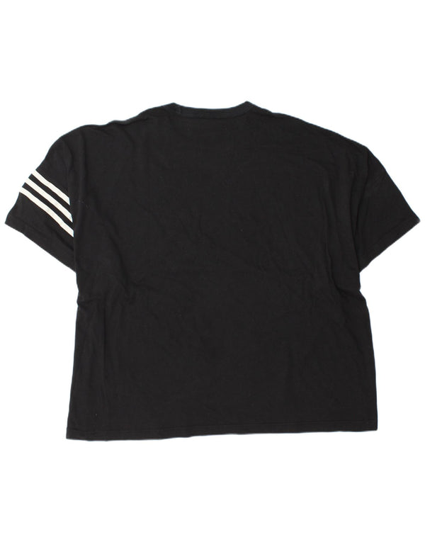 T-shirt da uomo Adidas Top 2XL cotone nero
