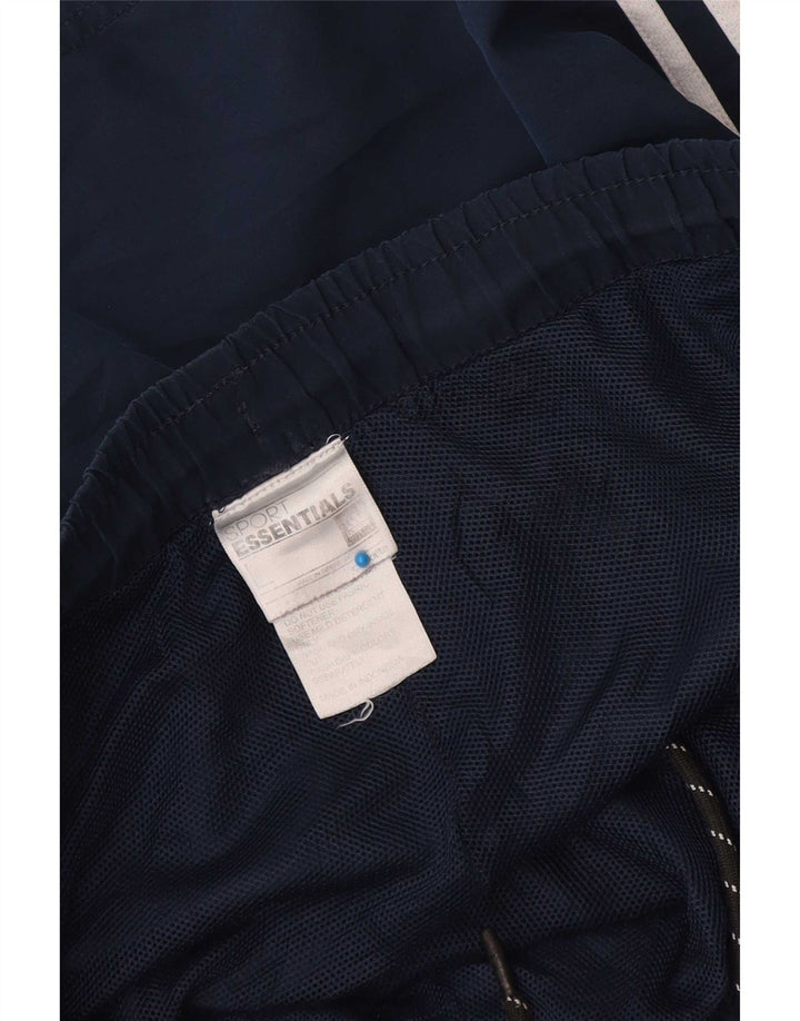 Pantaloncini sportivi Adidas Climalite da uomo di grandi dimensioni in poliestere blu navy