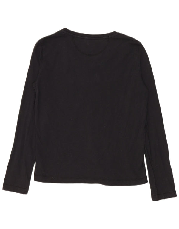 Top da donna Lotto manica lunga UK 12 medio nero