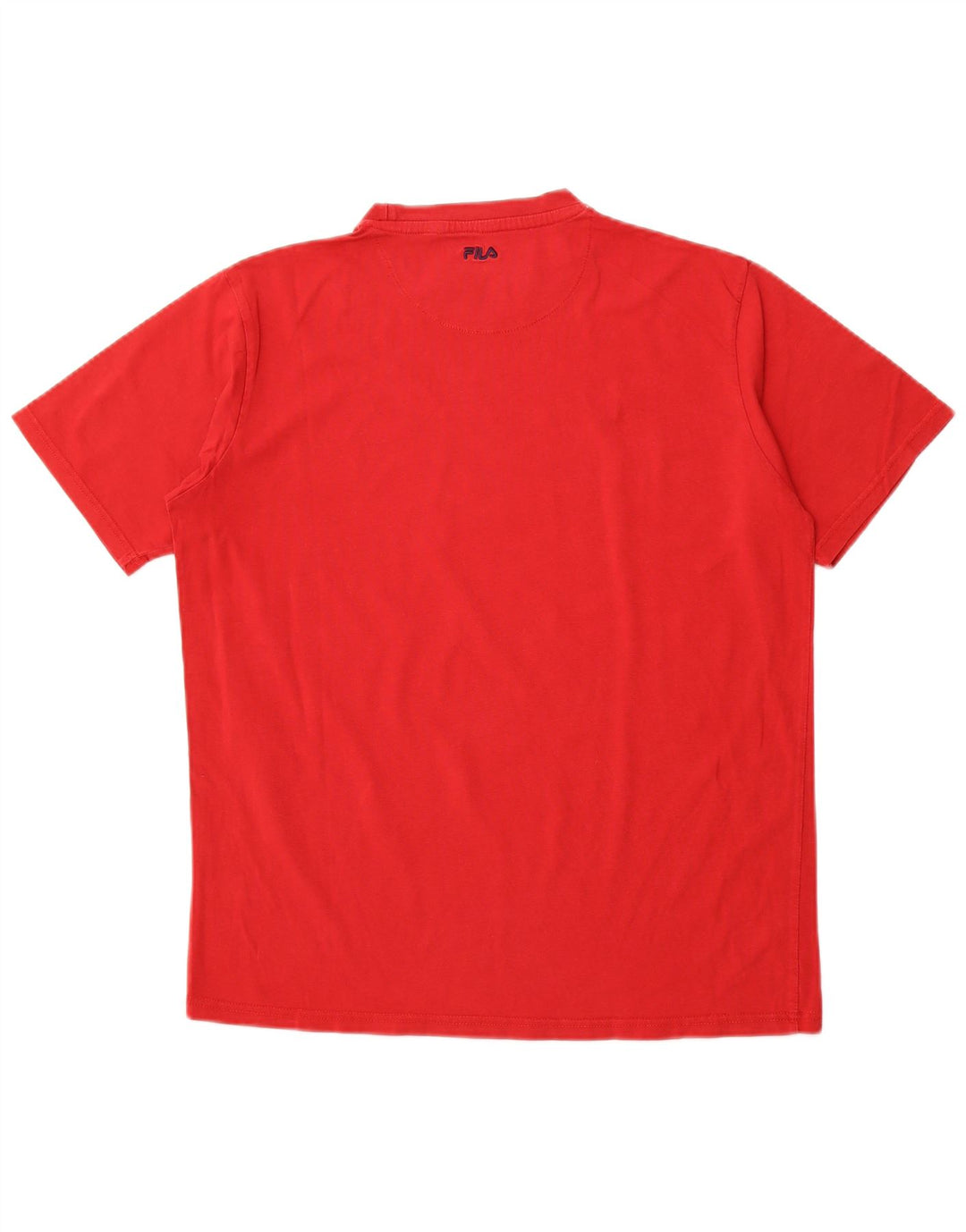 T-shirt grafica da uomo FILA Top grande rossa