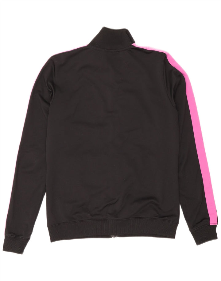 Giacca da tuta da donna Nike UK 12 Medium Nero Colourblock Poliestere