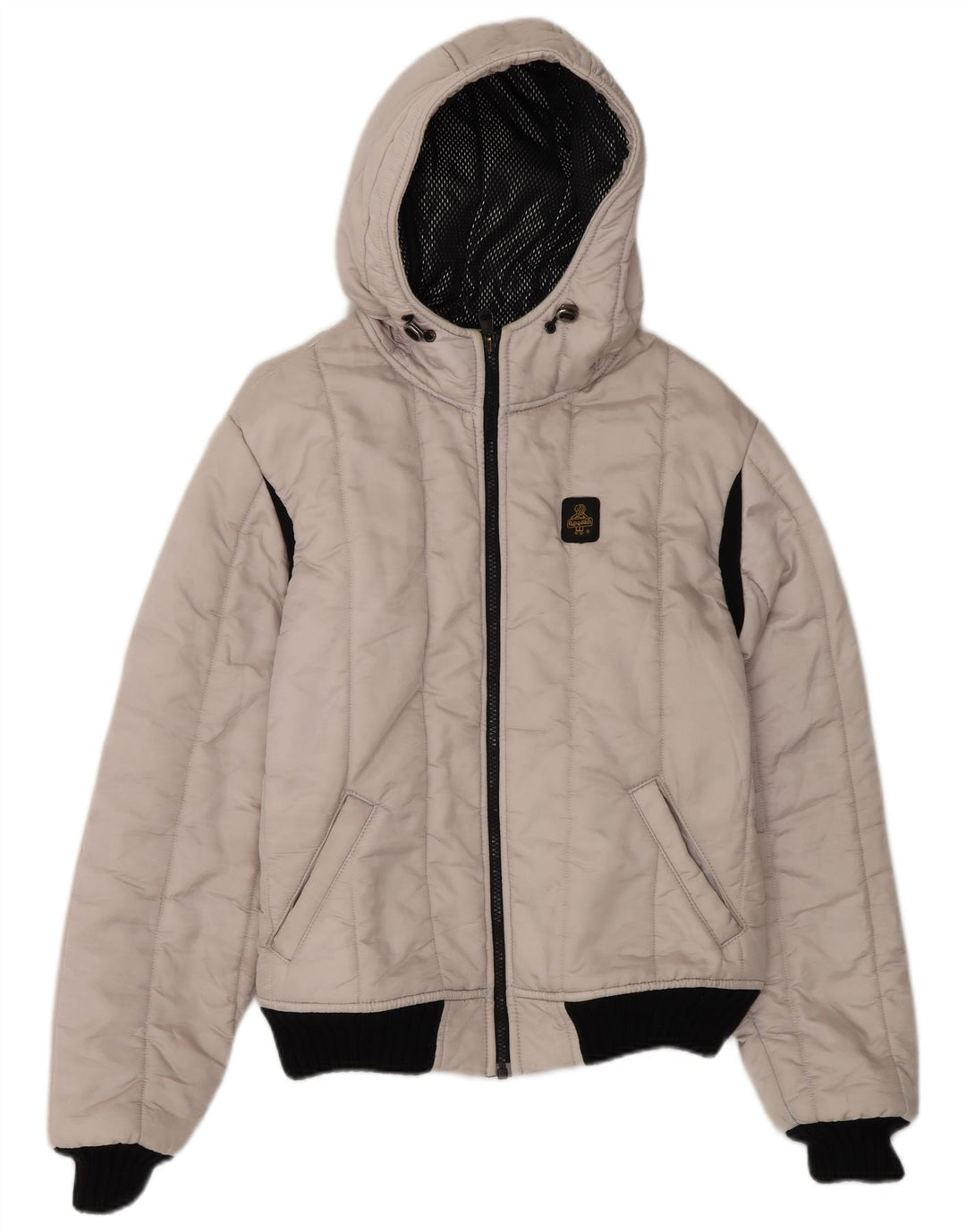 Giacca imbottita con cappuccio Refrigiwear da bambino 13-14 anni in poliammide bianco sporco