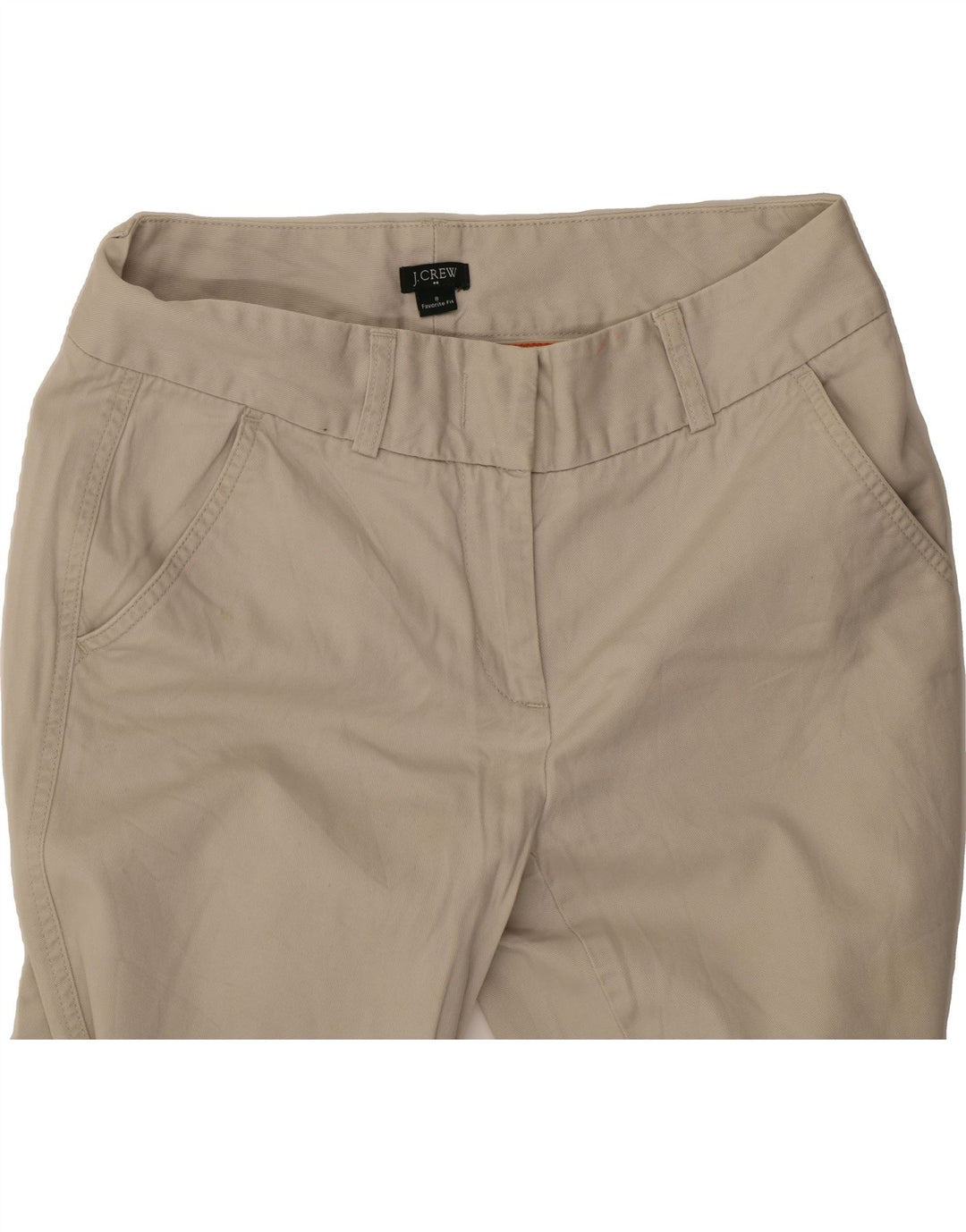 J. CREW Womens Favorite Fit Cropped Trousers US 8 Medium W30 L23 Grey Vintage J. Crew and Second-Hand J. Crew from Messina Hembry 
