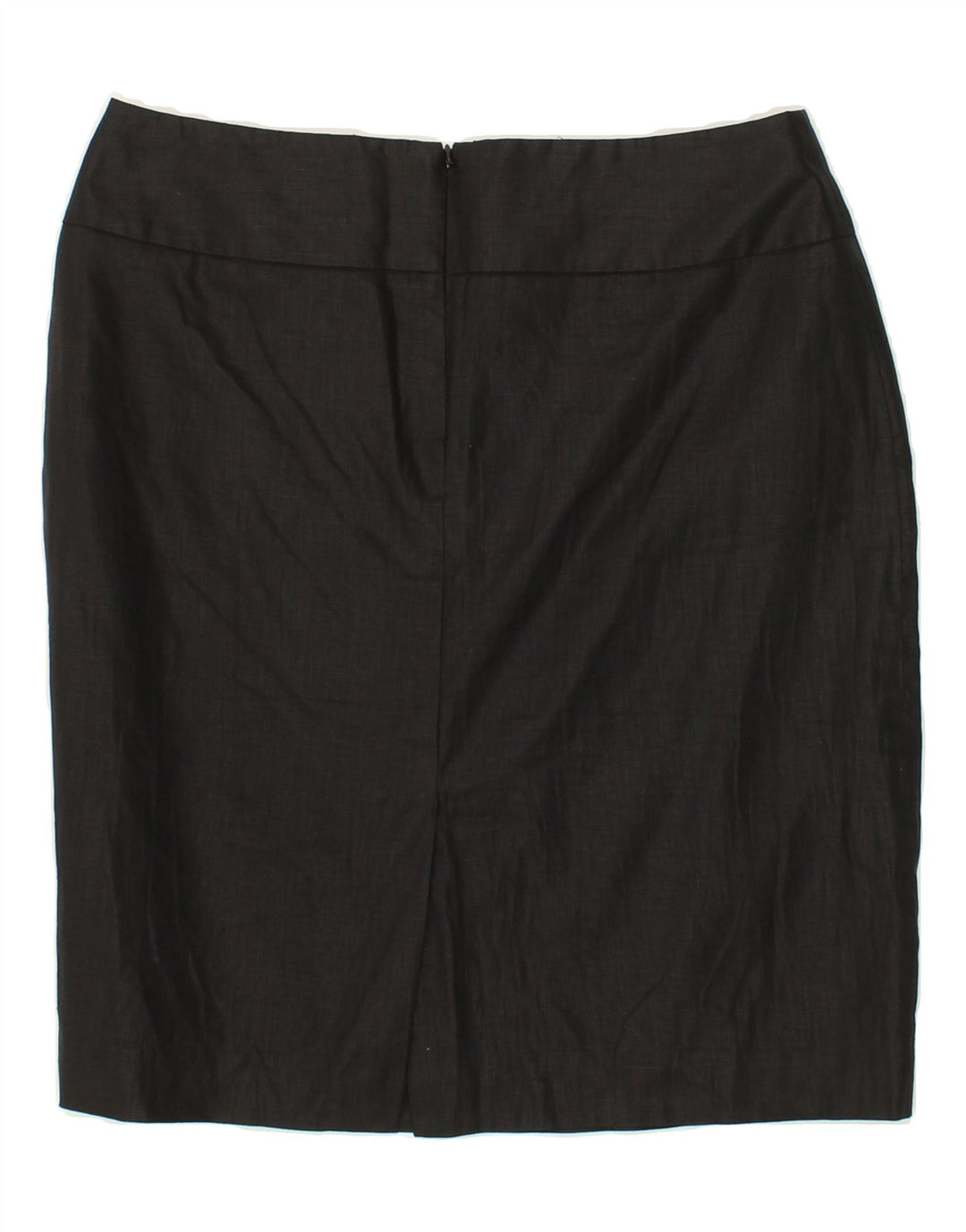 ANNE KLEIN Womens Pencil Skirt US 8 Medium W30  Black Linen Vintage Anne Klein and Second-Hand Anne Klein from Messina Hembry 
