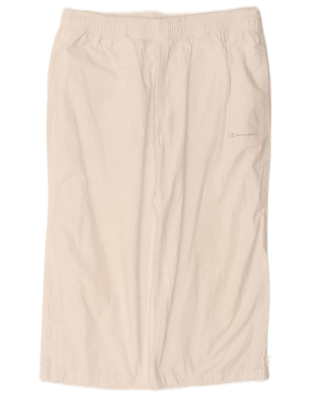 CHAMPION Pantaloni da tuta Capri da uomo grandi in cotone bianco