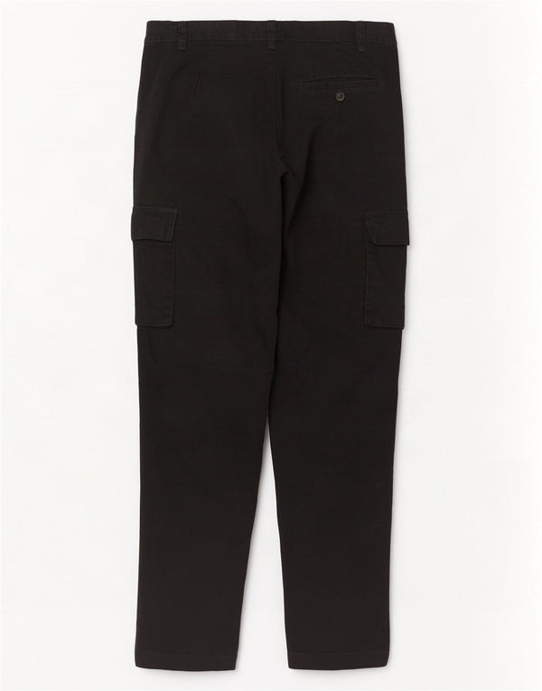 Pantaloni cargo dritti da uomo French Connection Small W32 L30 Blu Navy
