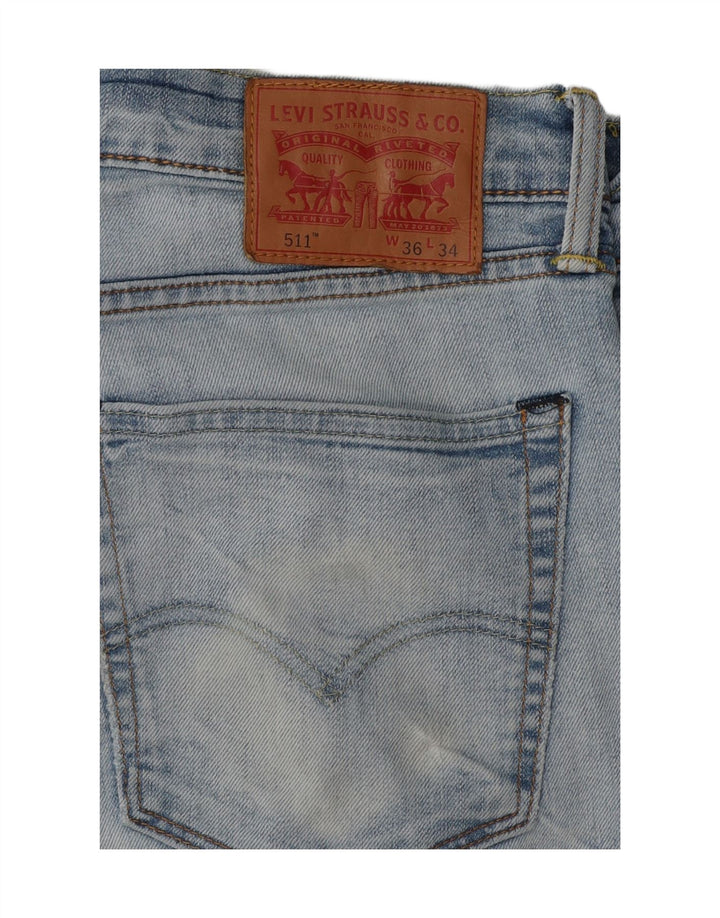 LEVI'S Mens 511 Slim Jeans W36 L34 Blue Vintage Levi's and Second-Hand Levi's from Messina Hembry 
