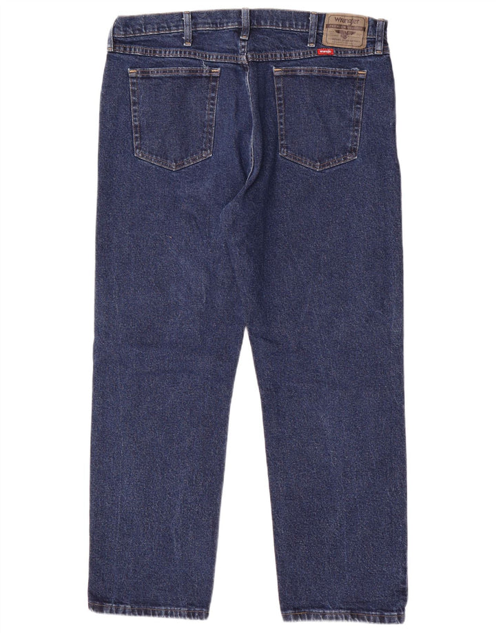 Jeans dritti da uomo Wrangler W38 L29 cotone blu