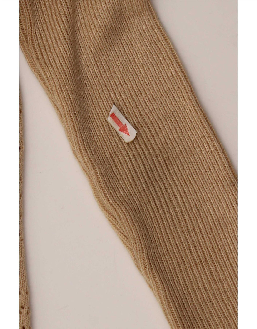 Maglione cardigan da donna vintage IT 44 Angora beige medio