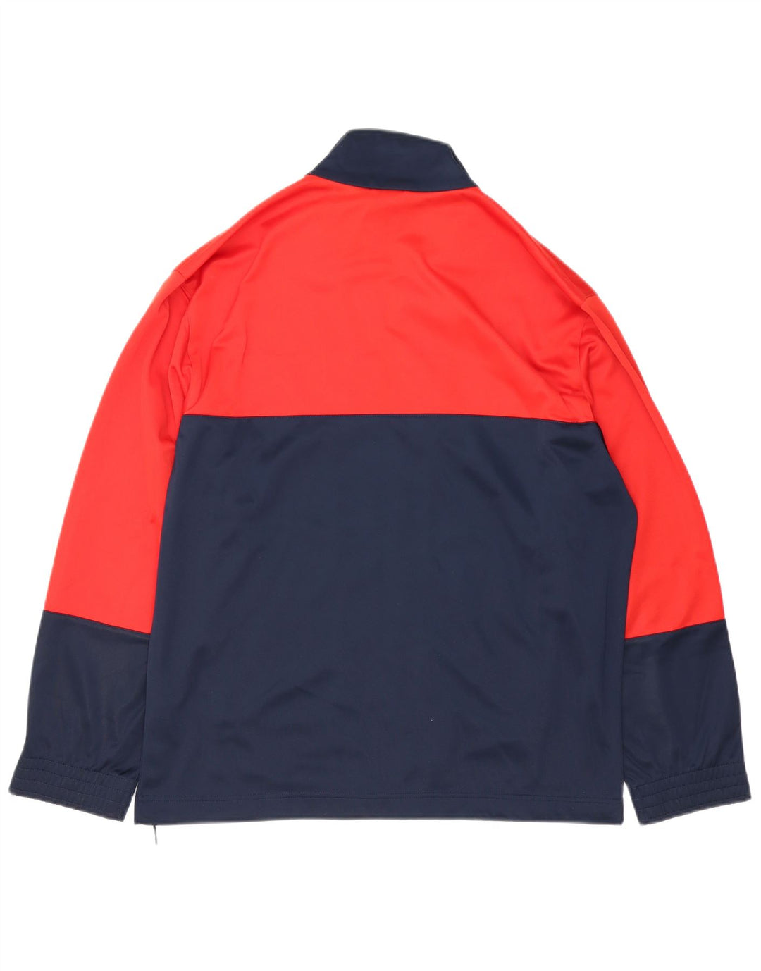 LOTTO Giacca da tuta da uomo di grandi dimensioni in poliestere color block blu navy