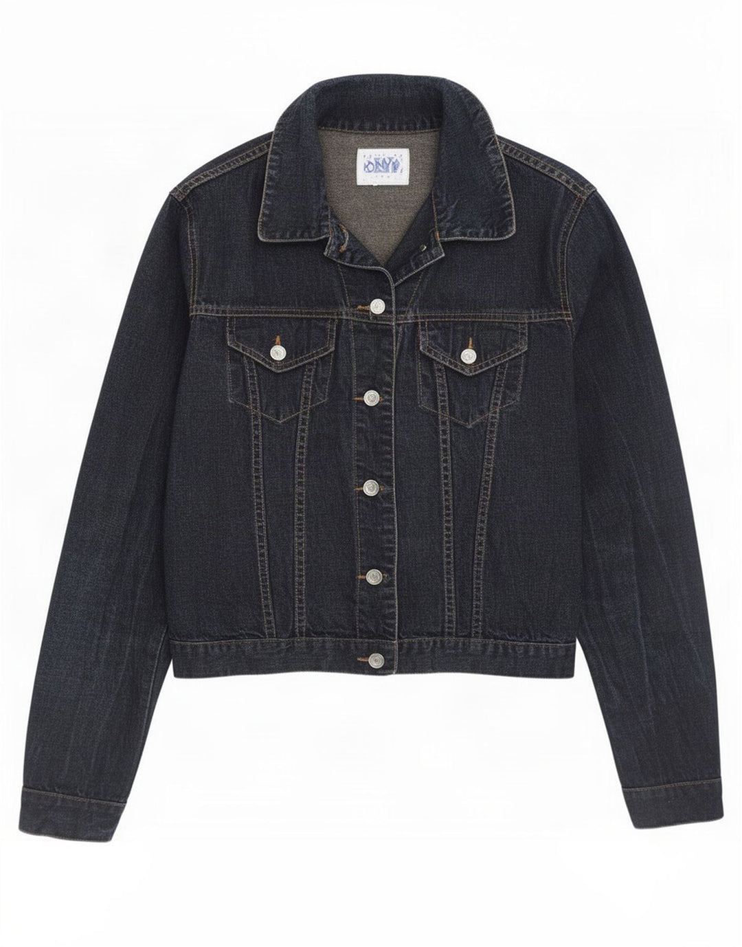 Giacca di jeans da donna Onyx UK 10 Small Blu Navy