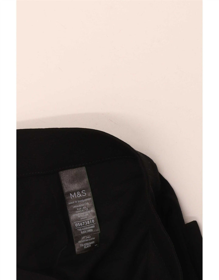Leggings da donna Marks & Spencer UK 16 Large in viscosa nera