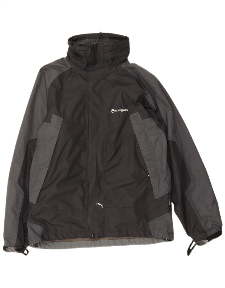 Giacca a vento da uomo Sprayway UK 36 Small Poliestere color block nero