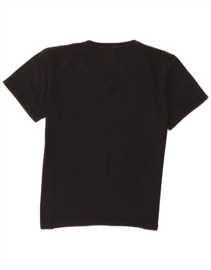 T-shirt grafica da uomo Paul Smith grande in cotone nero