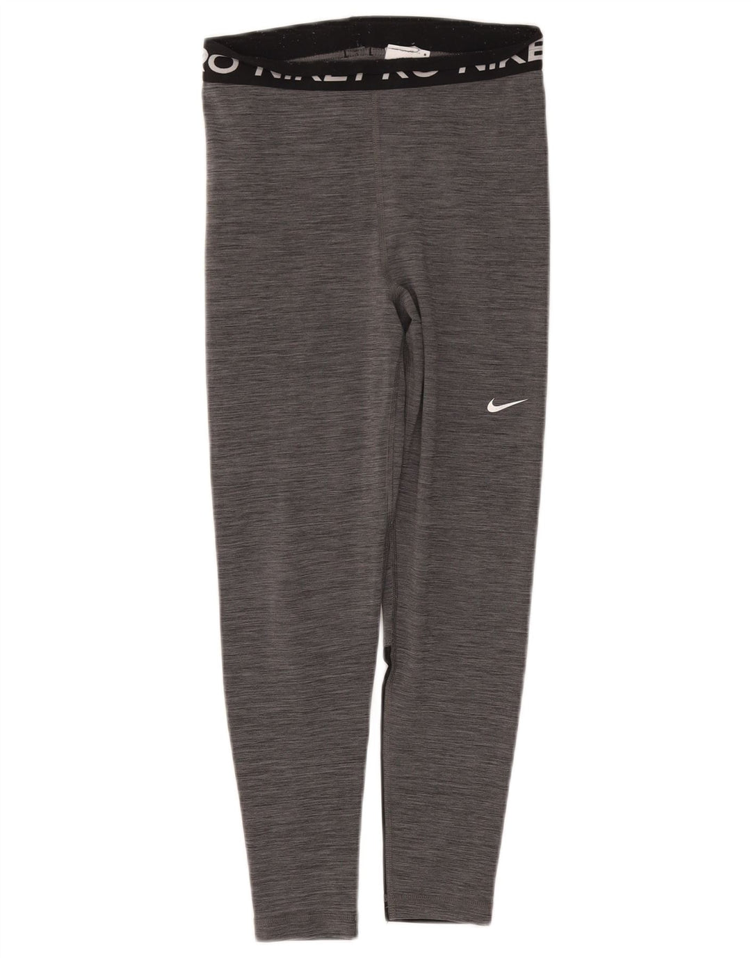 Leggings grafici Nike da donna Dri Fit UK 10 piccolo poliestere chiazzato grigio