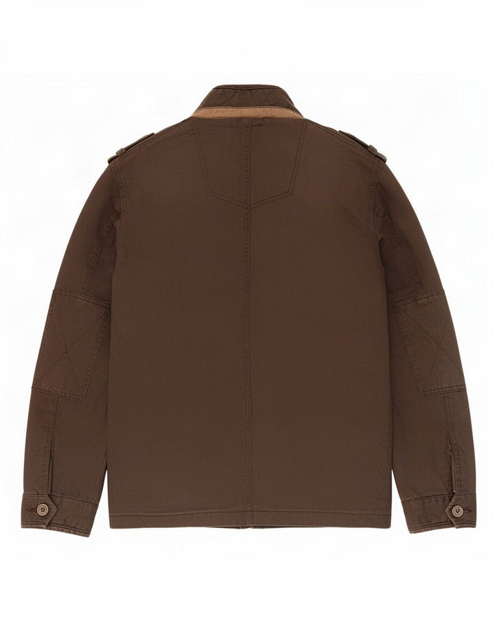 Giacca militare da uomo Fat Face UK 38 Cotone marrone medio