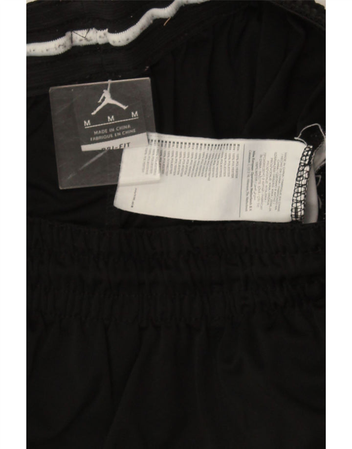Pantaloncini sportivi Jordan Dri Fit da uomo, colore nero medio, in poliestere a blocchi di colore