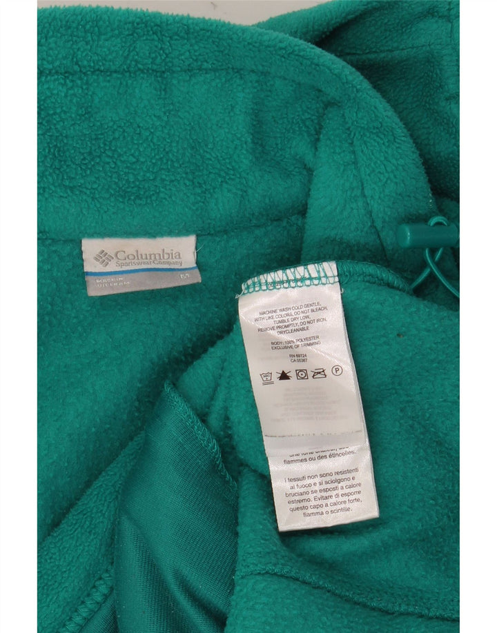 Giacca in pile da donna COLUMBIA UK 14 Poliestere verde medio