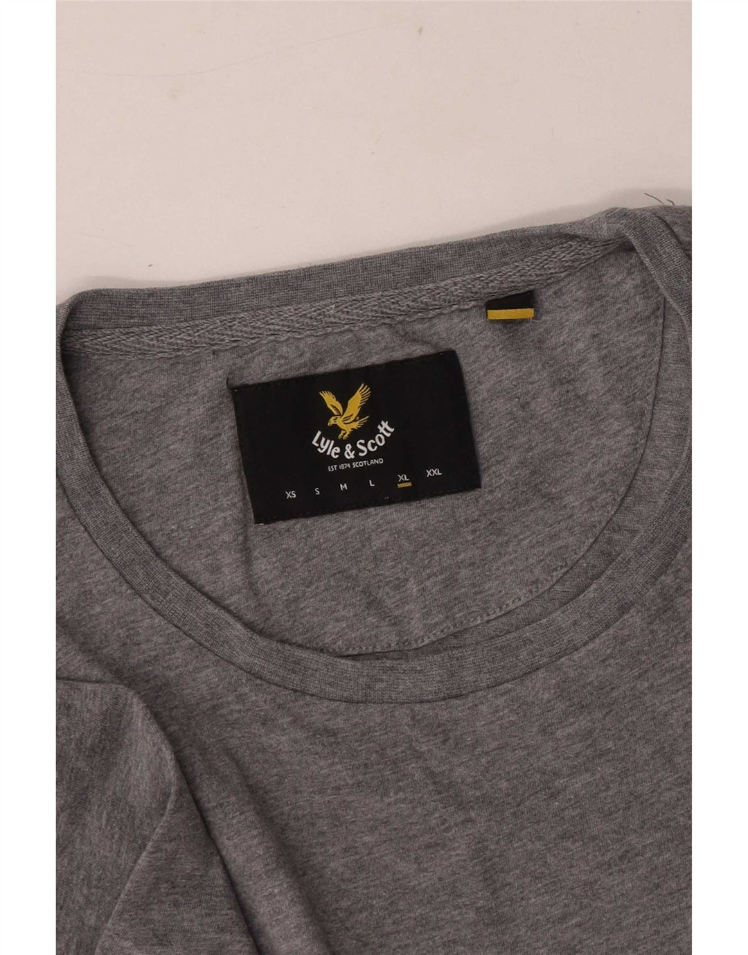 T-shirt da uomo Lyle & Scott Top XL grigia chiazzata