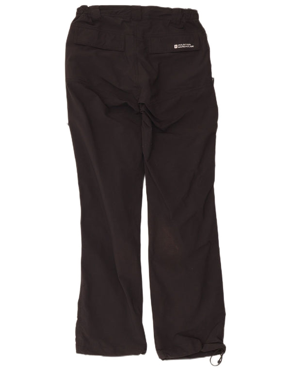 Pantaloni cargo dritti da donna Mountain Warehouse UK 10 Small W28 L35 Nero