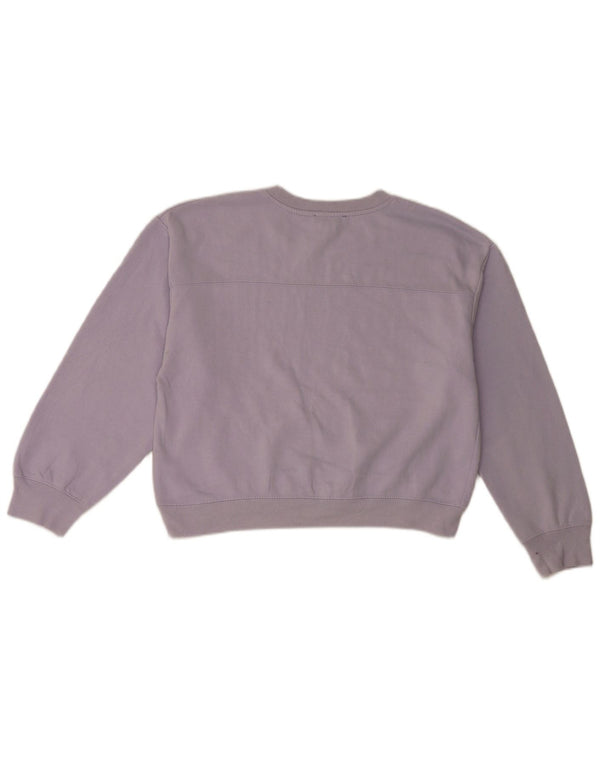 Felpa Zara Donna Maglione UK 16 Large Viola