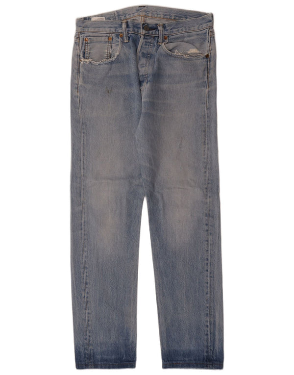 LEVI'S Jeans dritti da uomo 501 CT W30 L30 cotone blu