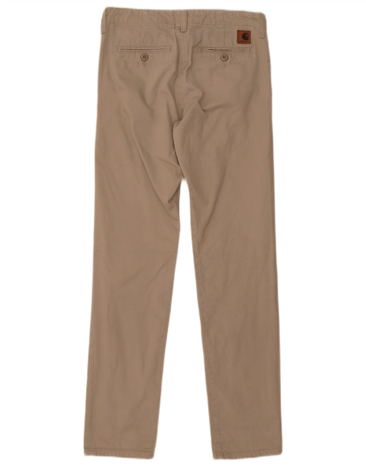 Pantaloni chino slim da donna Carhartt W28 L32 cotone beige