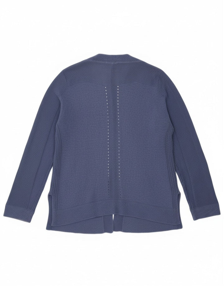 Maglione cardigan aperto da donna White Stuff UK 16 grande cotone blu