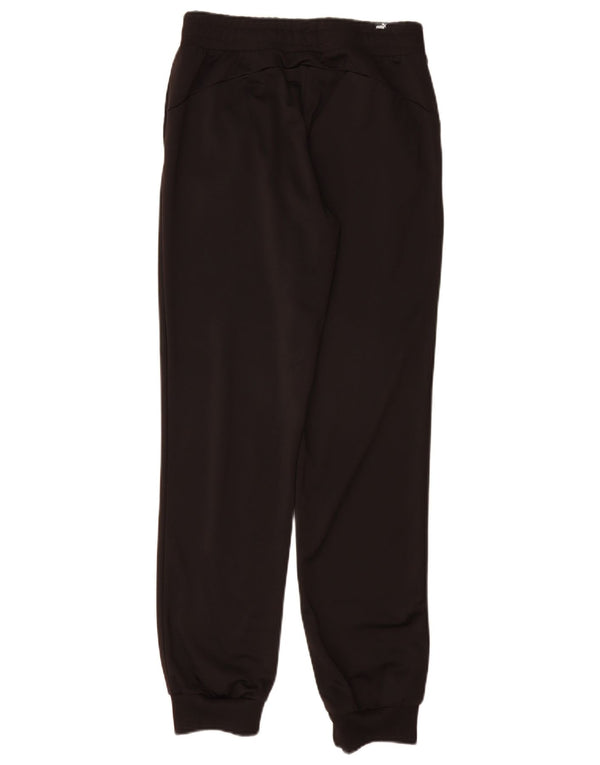 Pantaloni da tuta da uomo Puma Joggers piccoli in poliestere nero