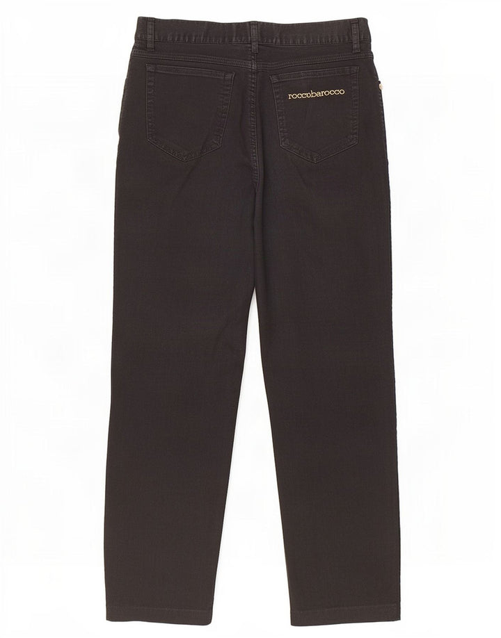 Pantaloni cropped da donna Roccobarocco W38 L25 Neri